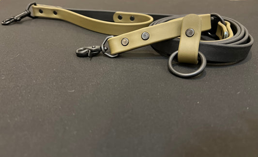 Black x Olive Drab Hands Free Leash